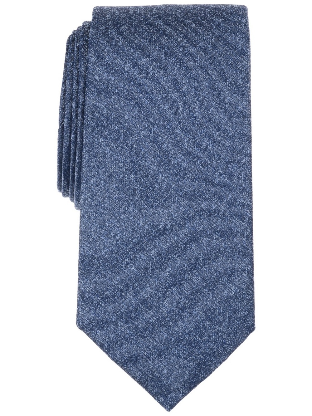 Michael Kors Mens Drew Solid Neck Tie Heather Blue Silk Blend NWT